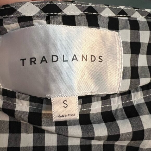 Tradlands Nico Dress in Black and White Gingham - Picture 3 of 5